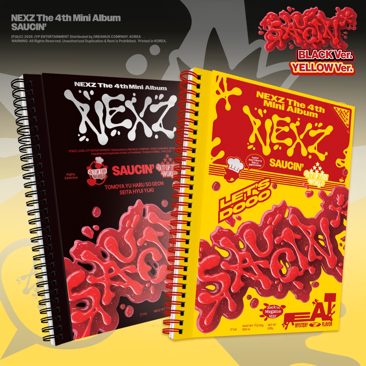 NEXZ 4th Mini Album [SAUCIN'] | MAKESTAR